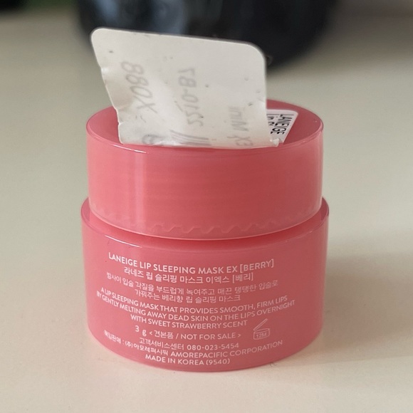 LANEIGE Makeup 35 Laneige Lip Sleeping Mask Ex Mini 3g Berry Poshmark